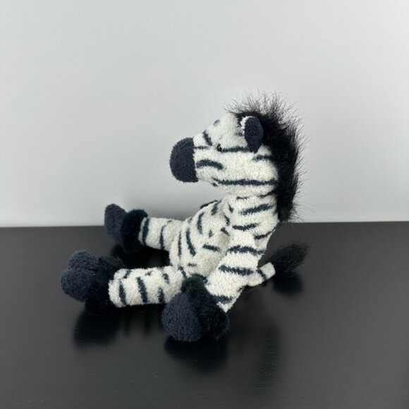 Rs Berrie Luv Pets Shammies Zulu Zebra 9 Black White Plh Stuffed Animal - Picture 2 of 7